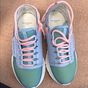 Givenchy Pastel Sneakers with Pink Laces